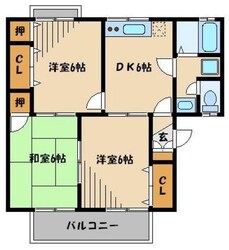 ニュー篠原ハイツの物件間取画像